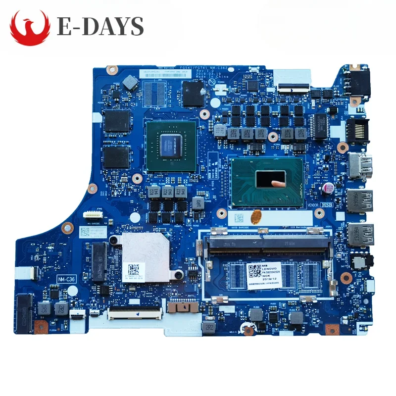 

For Lenovo L340-15IRH Motherboard NM-C362 Mainboard I5-9300H I7-9750H GTX1050 3G 100% Tested Ok