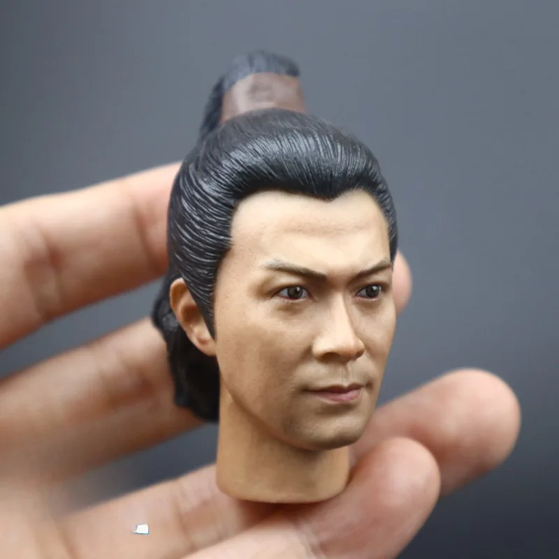 1/6 Scale Guo Jing Head Sculpt Chinese Ancient Costume TV Drama Actor Head Carving Model Fit 12'' Action Figure Body Dolls