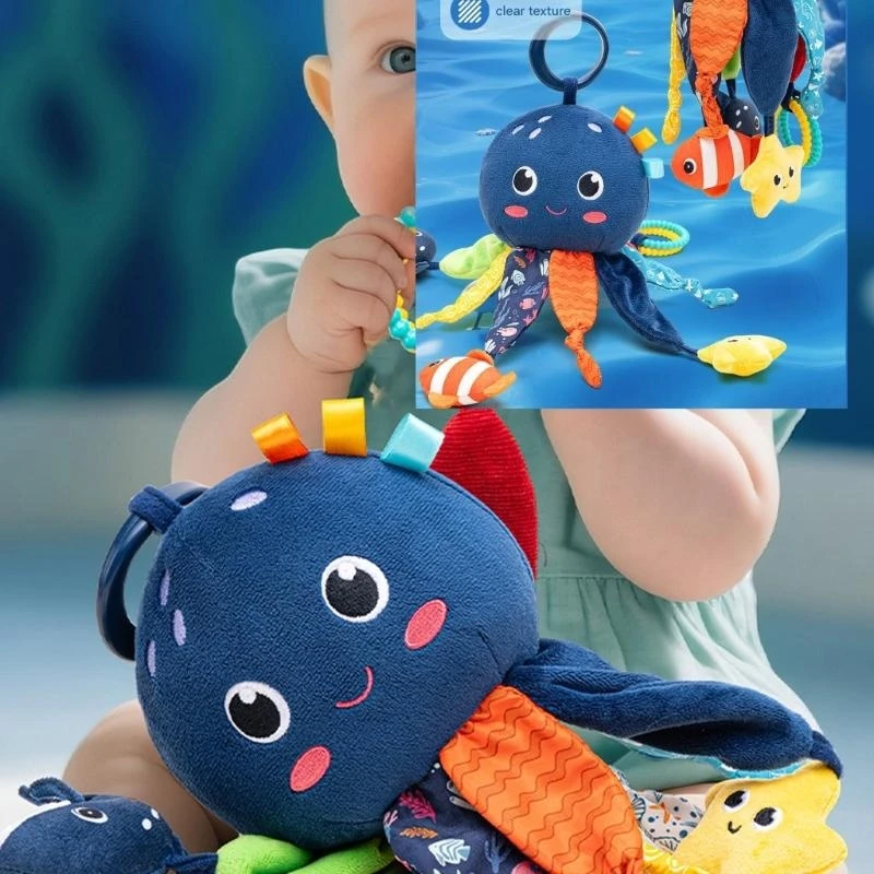 Berço bebê pendurado mordedor decoração com charme brinquedo interativo presente infantil 15UB