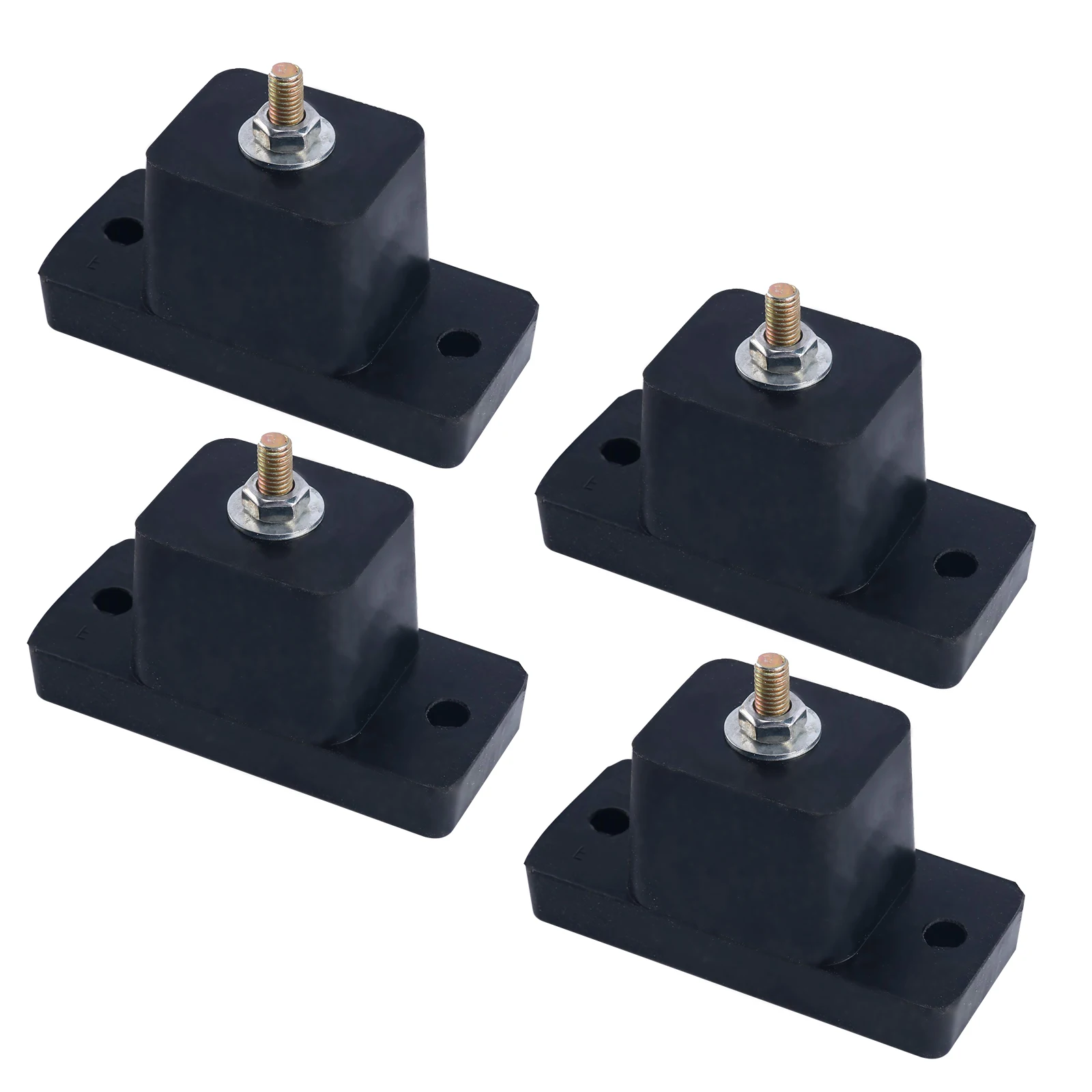 Air Conditioner Rubber Vibration Mounting Bracket Shock Absorbing Anti-Vibration Isolator Pads 4Pack