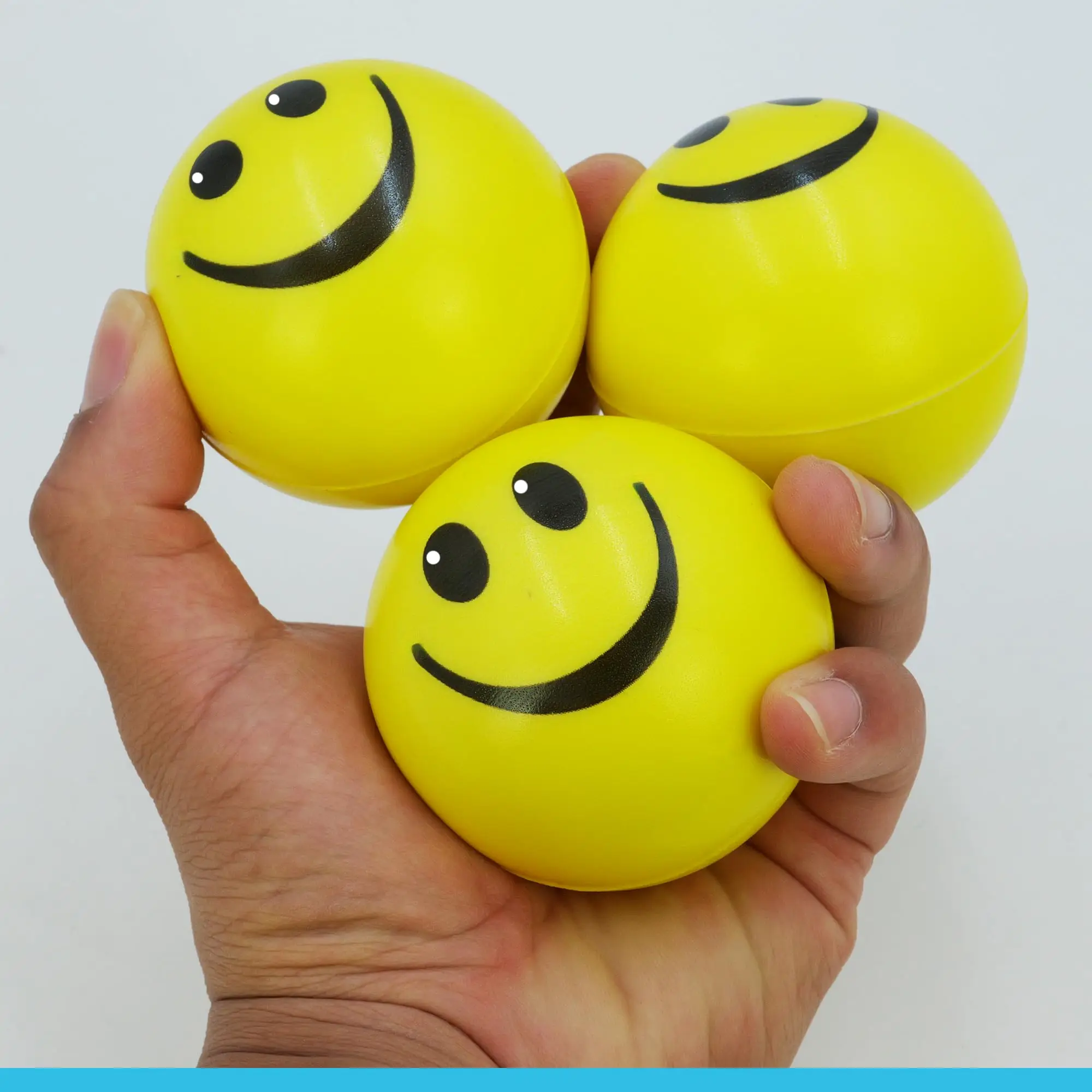 مجموعة كرات الضغط الصفراء من كرات الضغط للبالغين/المراهقين/الأطفال، لعبة الضغط، لعبة كمان فيدجيت لتخفيف التوتر، رائعة للأطفال