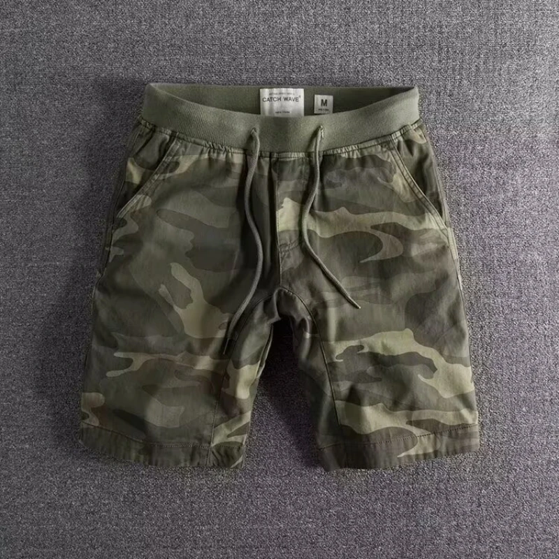 

2026 Summer Men's Camouflage Shorts Casual Short Pants High-quality Cotton Men's Sport Shorts Fashion Men's Clothes