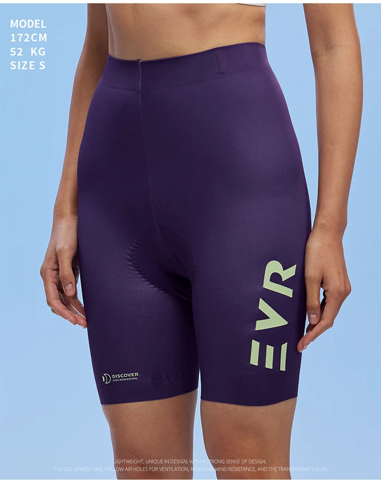 EVR Damen-Radhose mit hoher Taille, Sommer-Radhose, Double Arrow, stoßdämpfende, gepolsterte Radhose, MTB-Radhose – Detail 22
