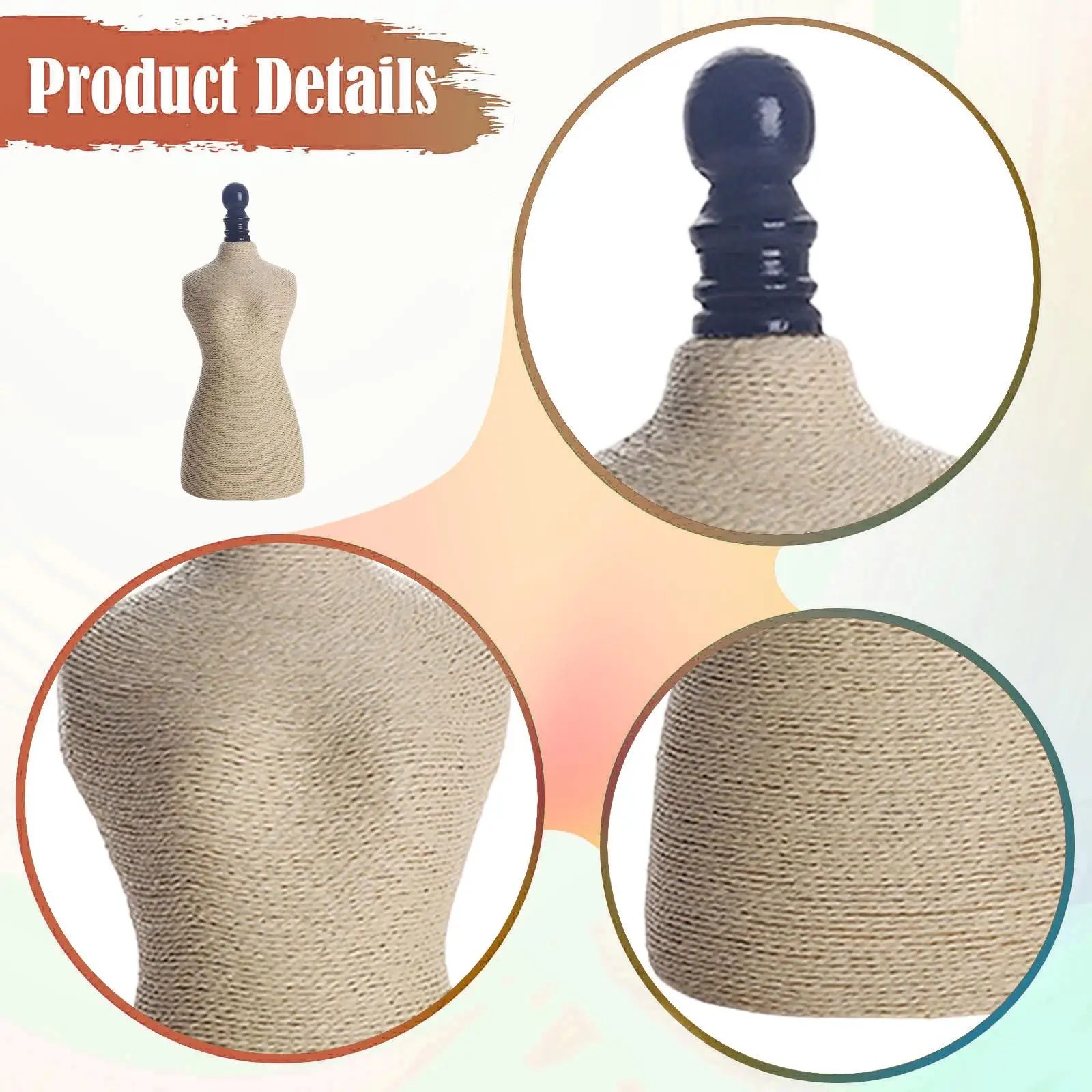 Necklace Display Stand Necklace Easel Stand Jewelry Mannequin Holder for Exhibition