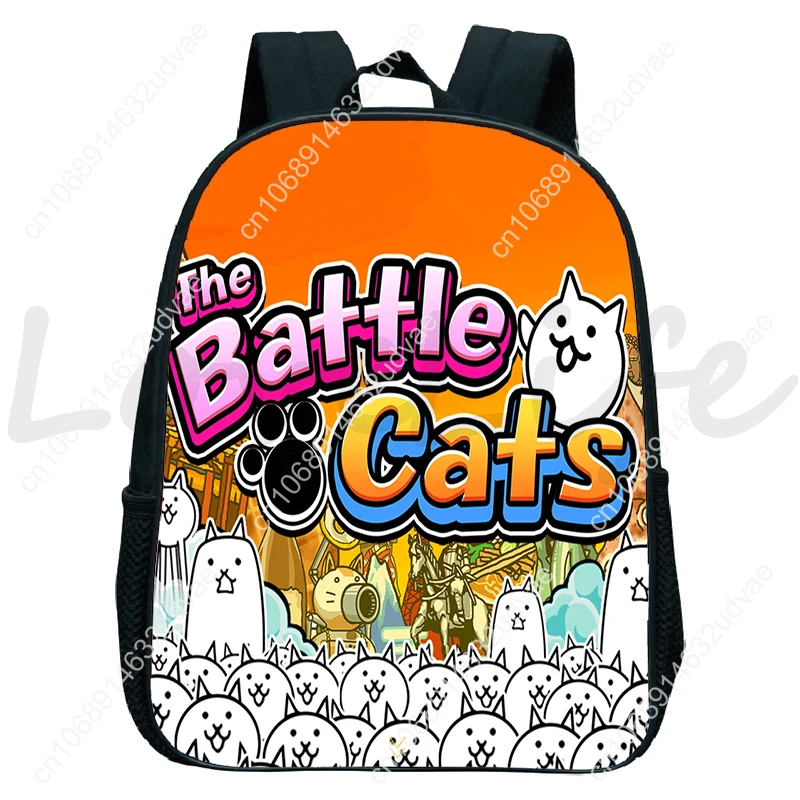 Children The Battle Cats Backpack Kindergarten Bags Kids Cartoon Anime School Bag Boys Girls Back To School Backpacks Mochila