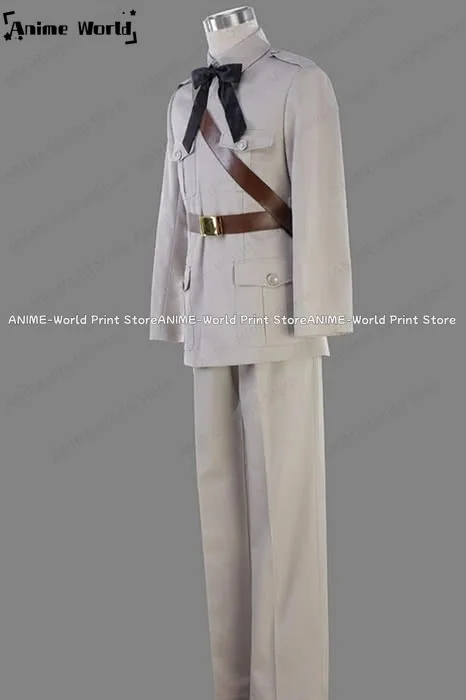 《Custom Size》Anime Axis Powers Hetalia Spain 1st Cosplay Costume Christmas Party Halloween Uniform