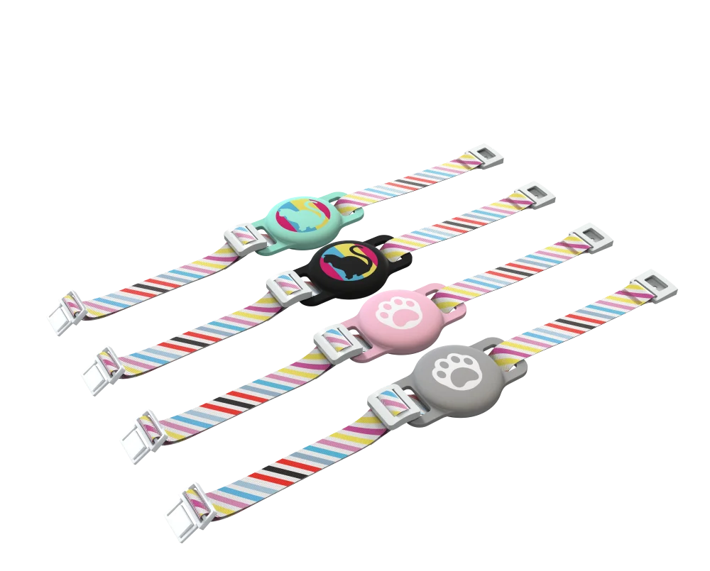 MiTag Smart Tracker Pet Collar Lightweight Only for 37mm Mitag,Lifemate Tag Protective Case Diameter 42mm