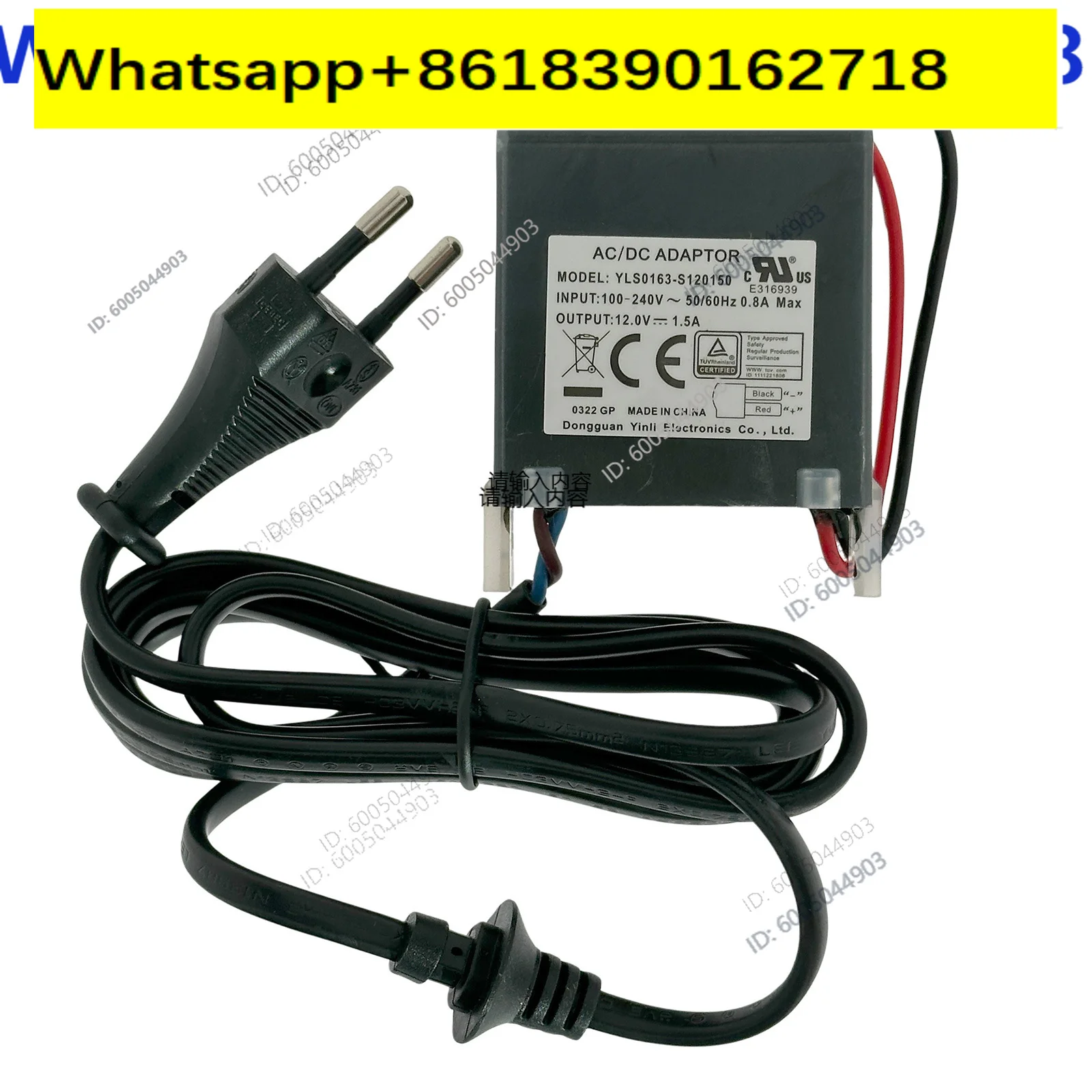 Jiebi tooth flusher water tooth floss 660/670/GT2/GT3 repair accessories power adapter XKD-P1500