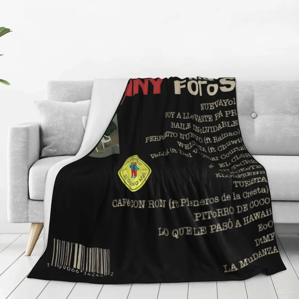 Super Soft Bads Bunnys Throw Blanket Premium Fleece Flannel Debi Tirar Mas Fotos DTMF Blanket Cozy Warm Blankets All Season Use