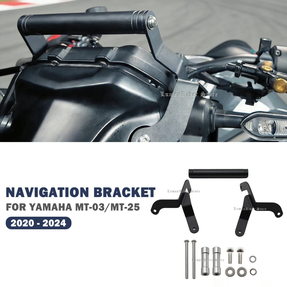 

New MT-03 MT-25 Motorcycle Navigation Bracket Plate Phone Stand Holder GPS Holder for Yamaha MT03 MT25
