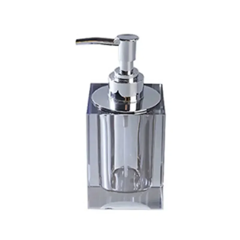 

bathroom accessories Premium Geometric Diamond Soap Dispenser Crystal Glass Luxury Hotel Home Lotion Bottle soap dispenser