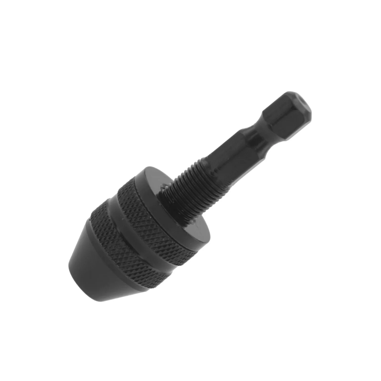

For Electric Drills Black Quick-change Chuck Quick Change Versatile Compatibility Hexagonal Handle Three-jaw Design