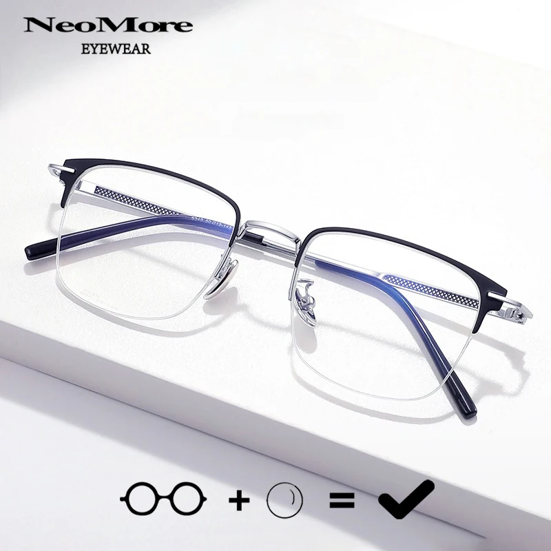 

One Mirror пяти используемых откидных магнитных очков, высококачественные титановые магнитные очки без оправы, фотохромные очки для близорукости