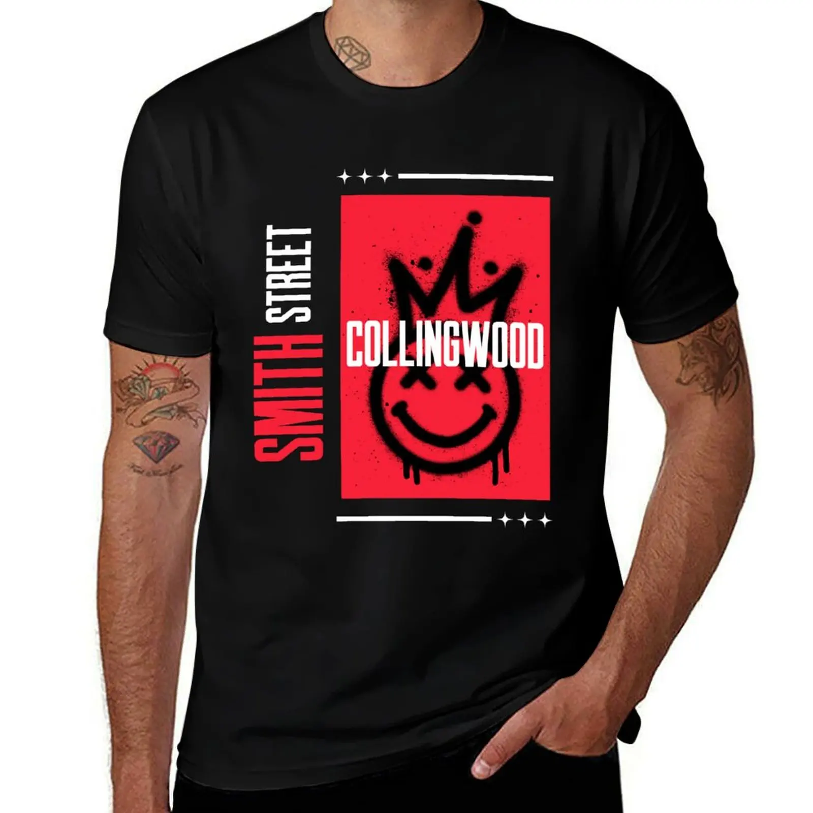 

Tagging - Smith Street Collingwood Graffiti Art T-Shirt cotton t shirt man t shirts for man graphic cars T-Shirt