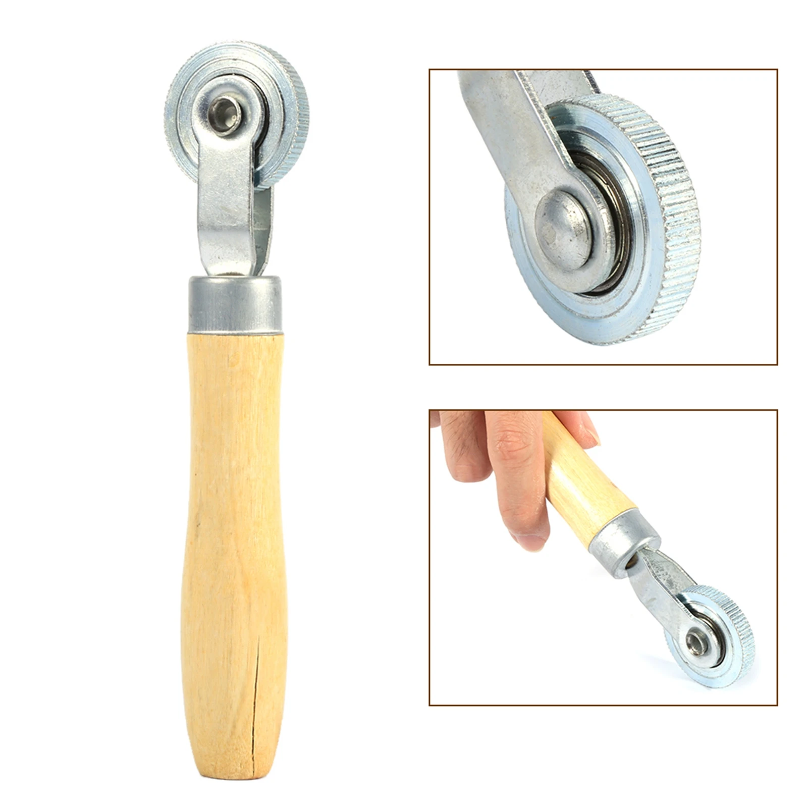 Wooden Handle Repair Tube Stitch Puncture Patch Tyre Roller Bearing Tool Kit