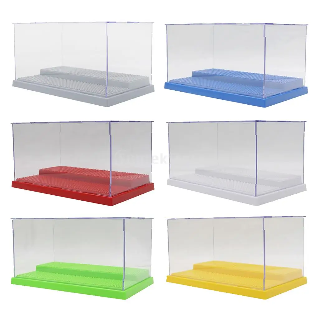 Display Case Assemble Box Dustproof for Building Blocks Cars