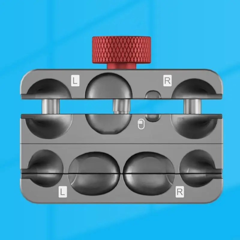 Lightweight Headphone Maintenance Clamp Tool 360 Degree Adjustable Rotating None Deforming Jaw for Chip Repair and M4YD