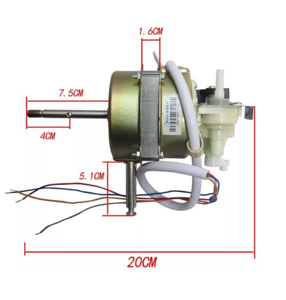 Midea Electric Fan Motor/Diamond Floor Fan Motor/Desk Fan 16-inch Fs-40 Wall Fan Motor All Copper Accessories