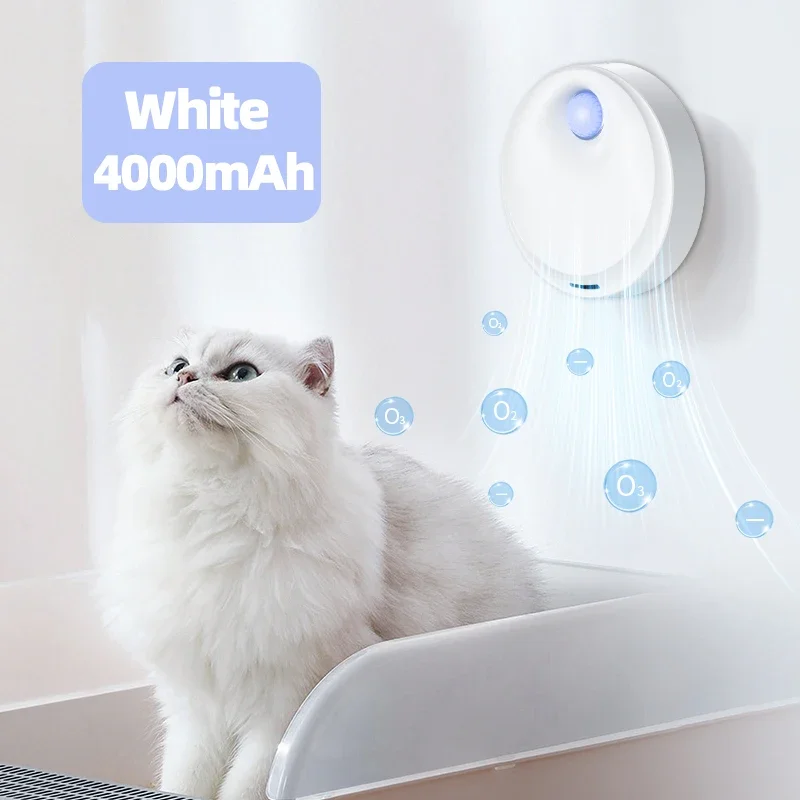 

4000mAh Smart Cat Odor Purifier For Cat Litter Box Deodorizer Automatic Pet Toilet Smell Purifier Dog Cat Litter Deodoran Puppy