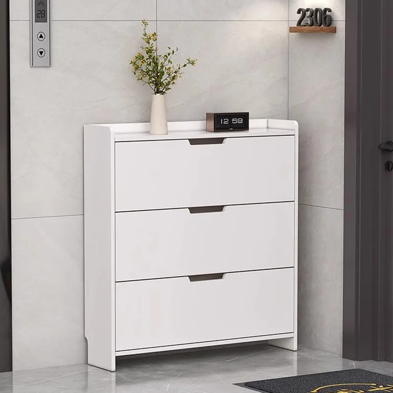 Narrow Vertical Shoe Rack Modern Entrance Hall Vertical Drawers Shoe Rack Living Room Show Organizer Sapateira Home Furniture