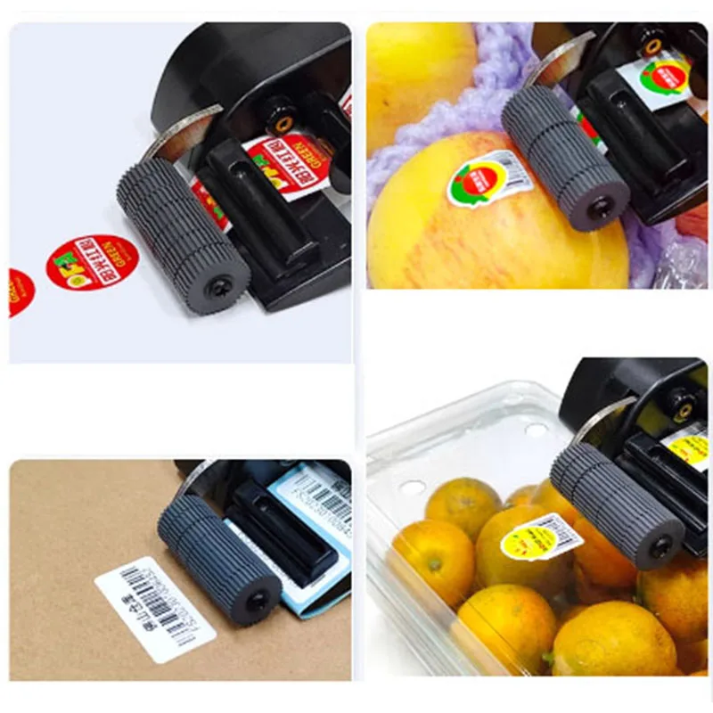Handheld Labeling Machine Self-adhesive Copper Plate Thermal Automatic Labeling Machine Round Bottle Label Commercial Label Labe