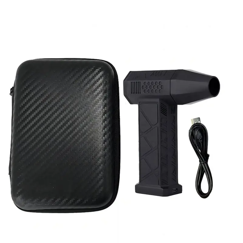 

AT05-Turbofan Dust Blower 130000RPM Jet Fan Wind Speed 52M/S Violent Turbo Fan Mini Air Duster For Home And Car Cleaning