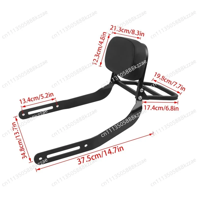 Motorcycle Backrest For Kawasaki ELIMINATOR 500 SE 2024 2025 Eliminator 400 450 500 2023-2025 Rear Passenger Seat Luggage Rack