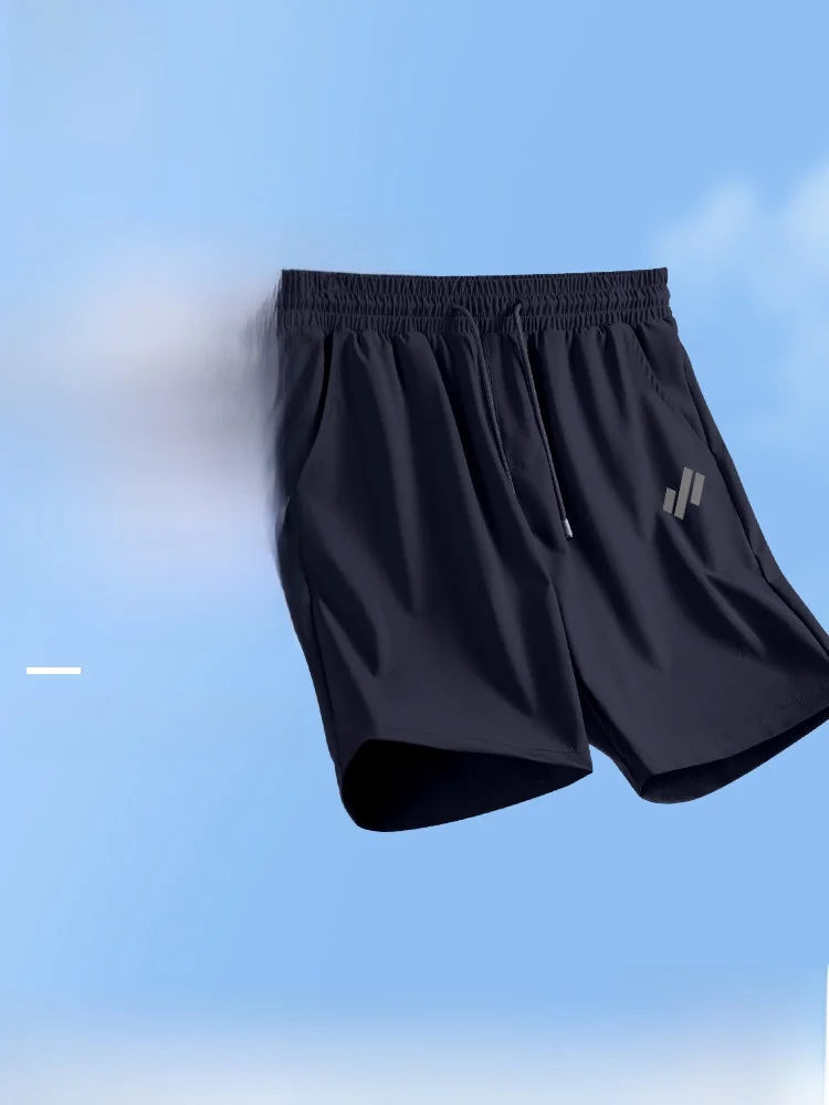 

Jeanswest Men's Casual Ice Silk Loose Fit Sport orts Summer Collection Faionable Five-Quarter Length Elastic Waisand