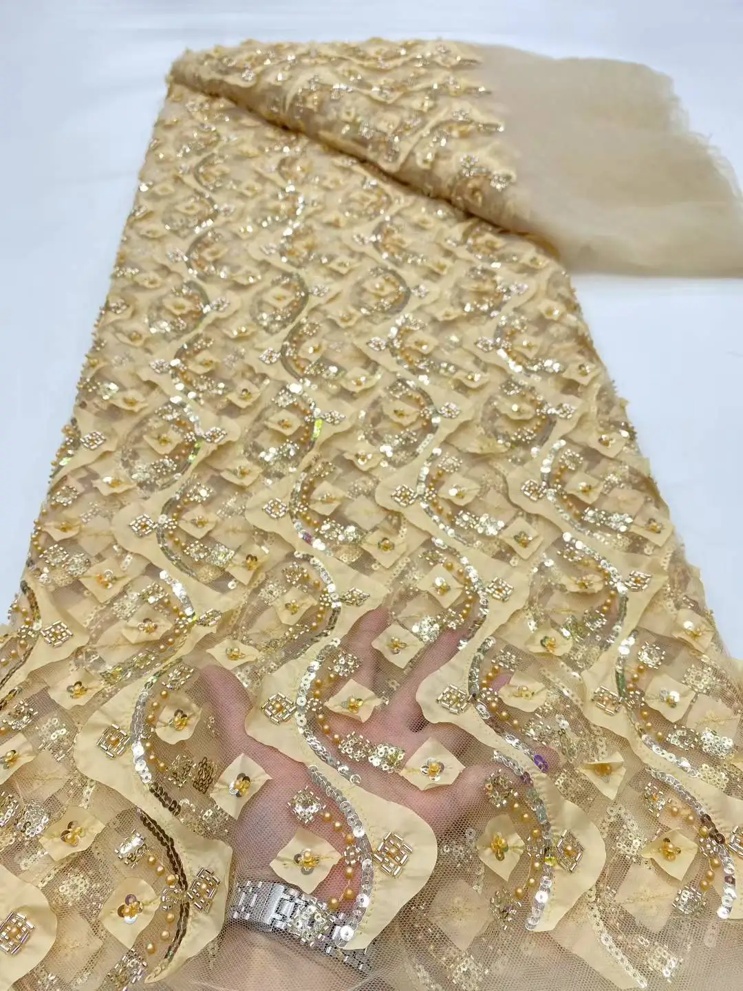 أقمشة الدانتيل الأفريقي الفرنسي المطرز 2025 جودة عالية مطرز الدانتيل النيجيري العريس فستان مطرز المواد لخياطة الحفلات