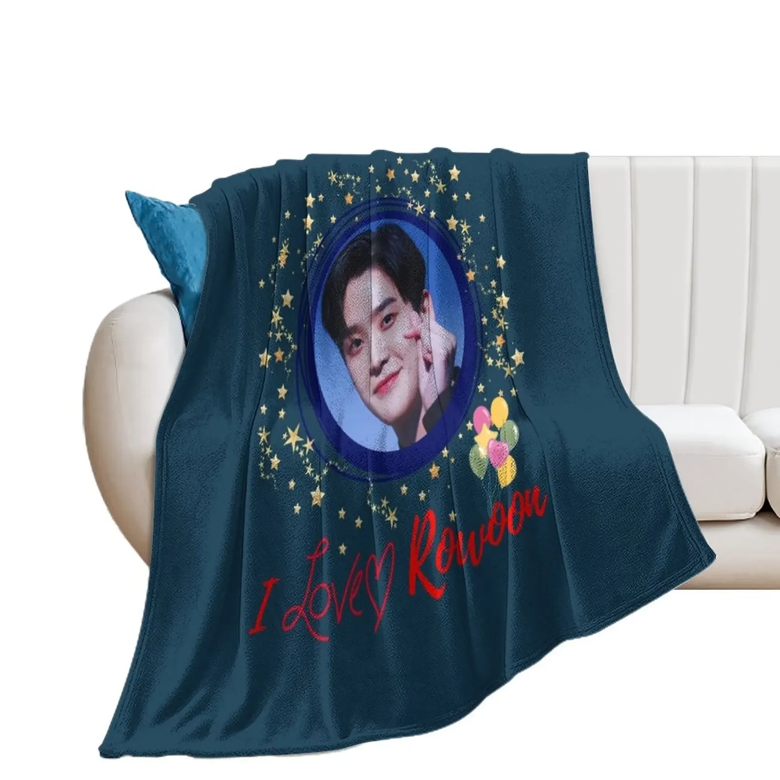 

I Love Rowoon Throw Blanket Blankets For Baby Bed halloween Winter beds Blankets