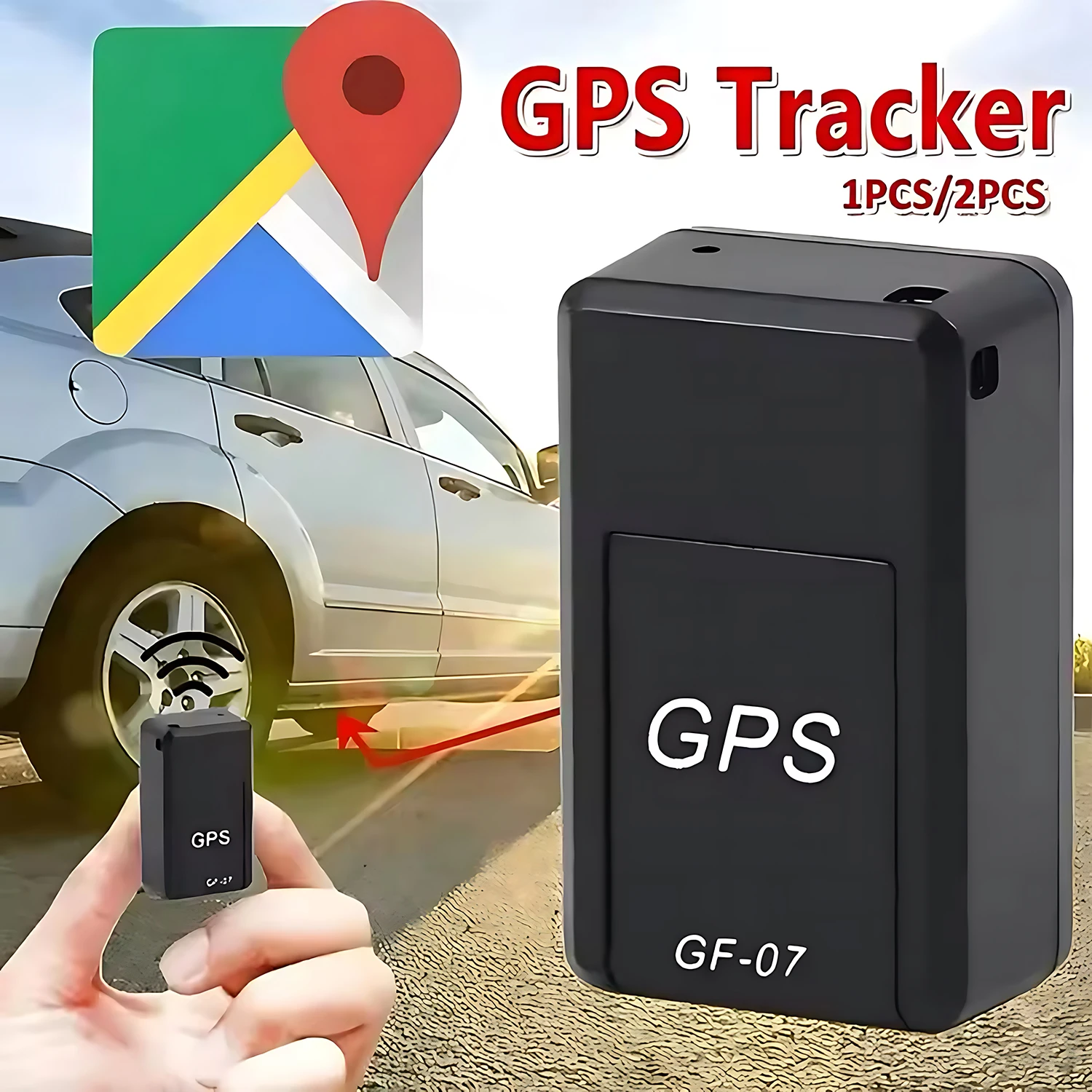 2025 New Mini GF07 GPS Cars Tracker Real Time Tracking AntiTheft Anti Lost Locator Strong Magnetic Mount SlM Message Positioner
