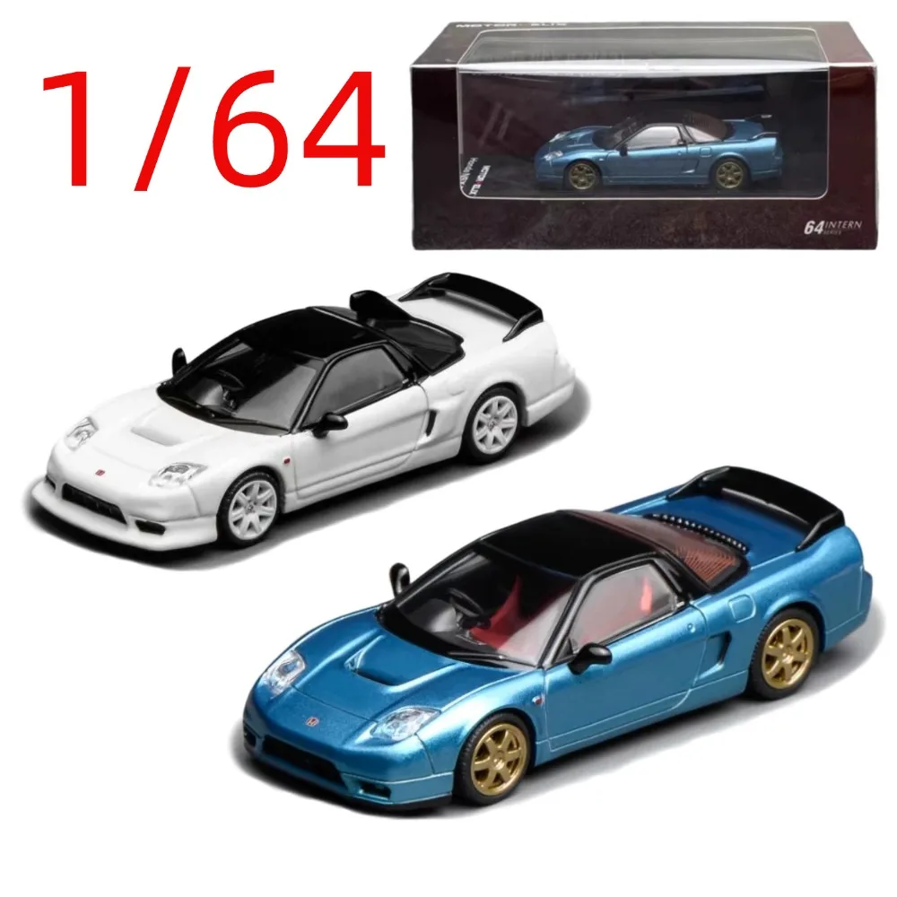 MH Diecast 1/64 Scale Honda NSX-R NA2 GT Sports Car Model Alloy Honda NSX-R NA2 GT Racing Car Model Collected Display