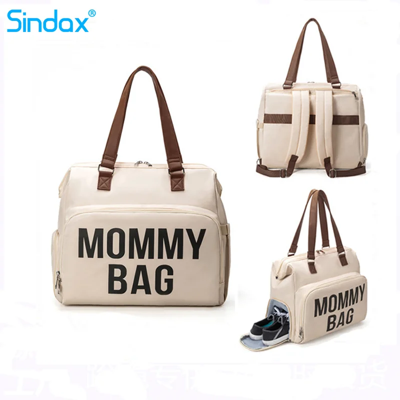 Fashion Mommy Bag Baby Care Travel Backpack Maternity Diaper Bag Large Capacity Multifunctional Women Nappy Organize Stroller