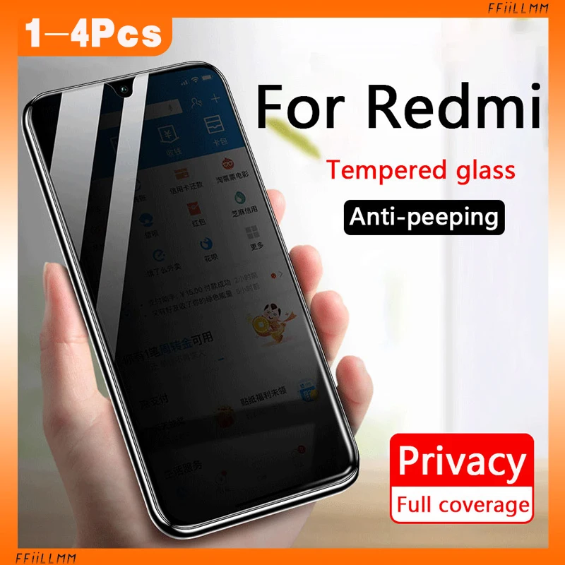 

Privacy Tempered Glass Screen Protector For Redmi Note 7 8 9 10 11 12 Pro Anti-spy Privacy Film for Redmi Note 12Pro 11S 11E Pro