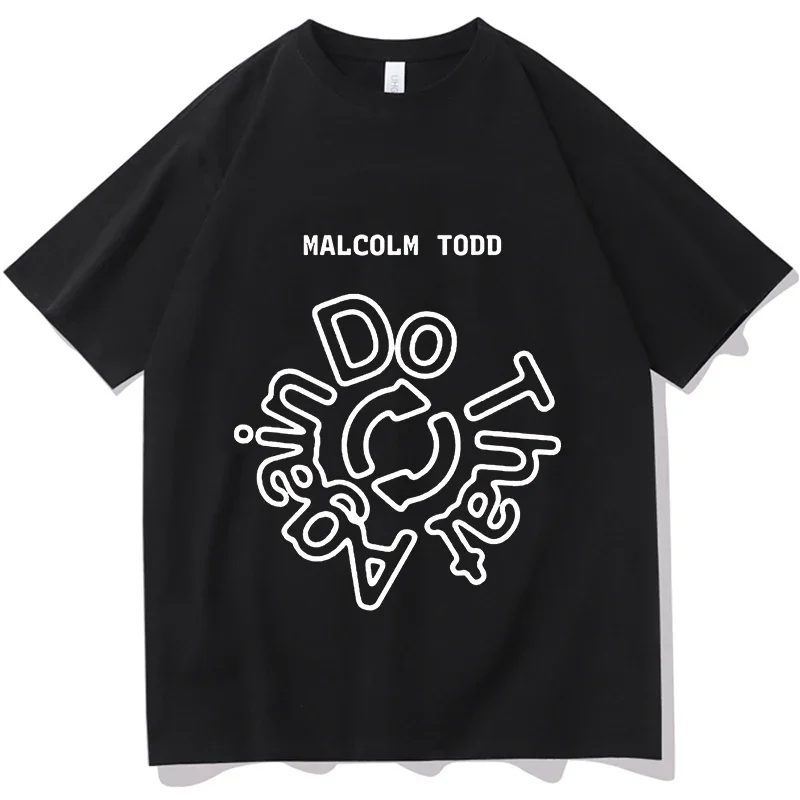 Malcolm Todd DO THAT AGAIN Printed T-Shirt Unisex Harajuku Street Style Loose Top Tees Pure Cotton New Cotton Summer New T-Shirt