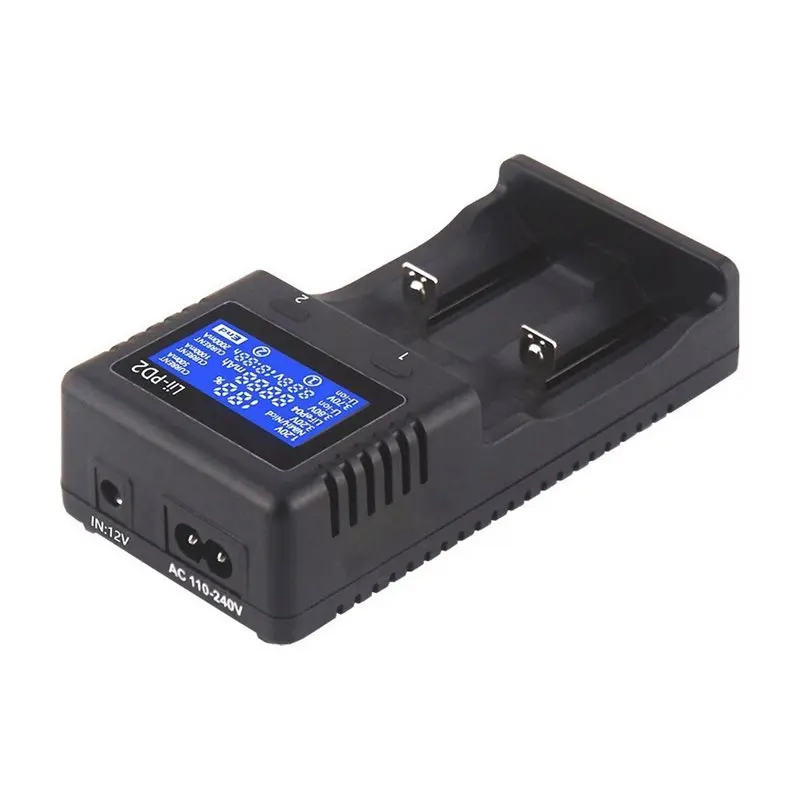 Lii-PD2 Li- Battery For CR123A For 18650/18500/16340/26650/21700/20700/18350 3.7V 1.2V Battery