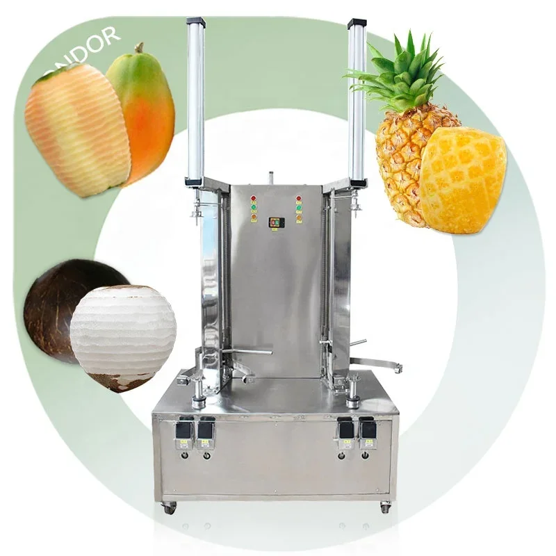 Automatic Wash Breadfruit Peeler Mango Pineapple Fruit Vegetable Coconut Peel Machine For Process