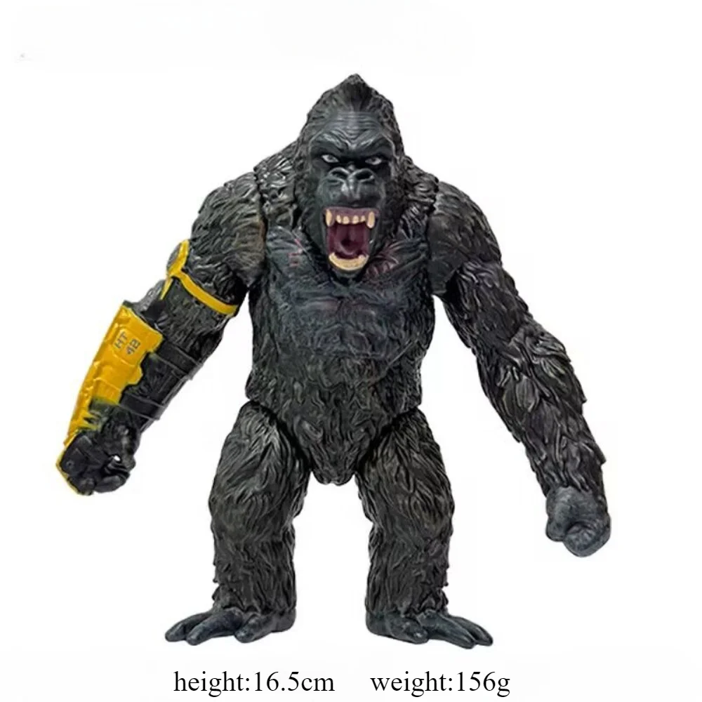 

New Godzilla Wars King Kong Evolved Edition White Snow Demon King Kong Pink Furious Godzilla Dolls Models Toys Festivals Gifts