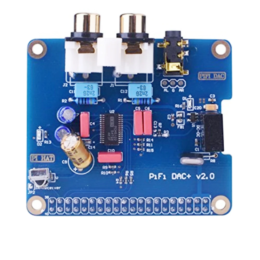 PCM5122 for Raspberry Pi B+ 2/3B HIFI DAC + Sound Card Digital Audio Module I2S Interface Special Volumio Music PIR 2B 3
