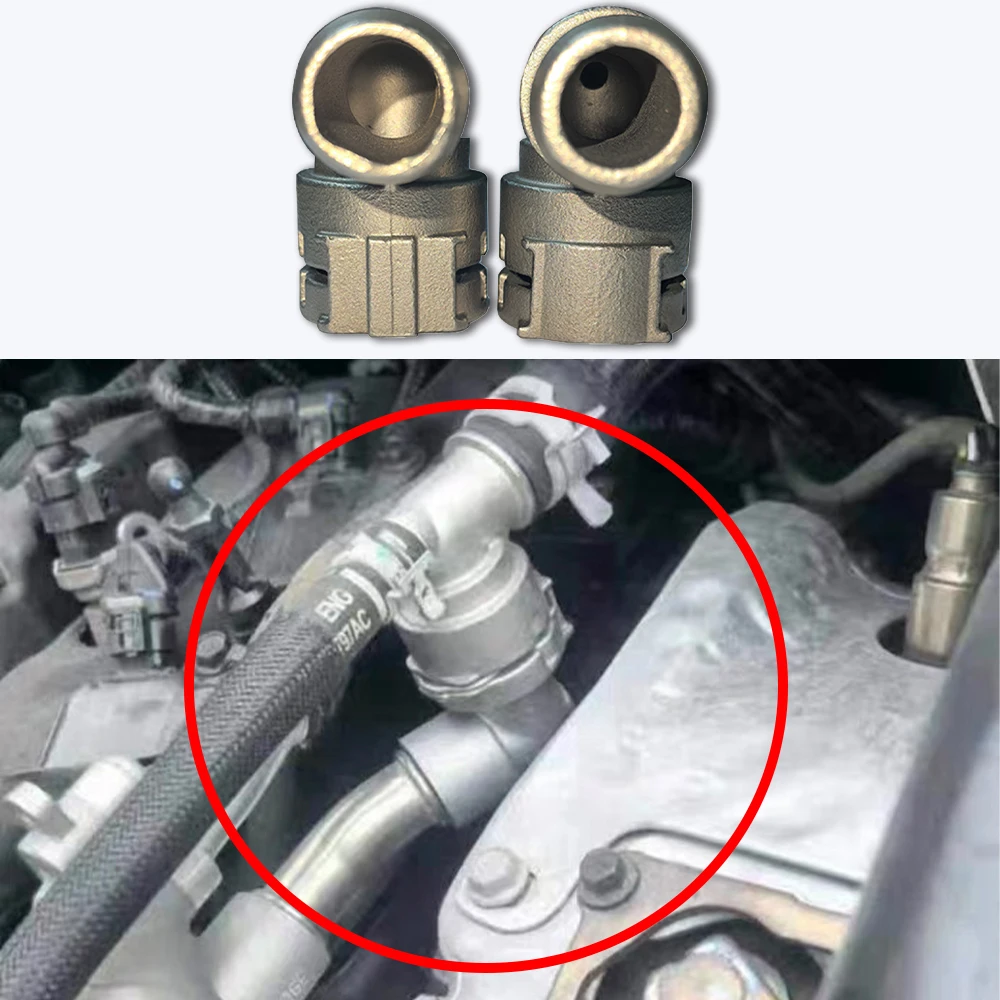 

Lantsun JL1331 1-Pair Engine Coolant Reservoir Connector Auxiliary Water Tank Plug for Jeep for Wrangler JL2018+