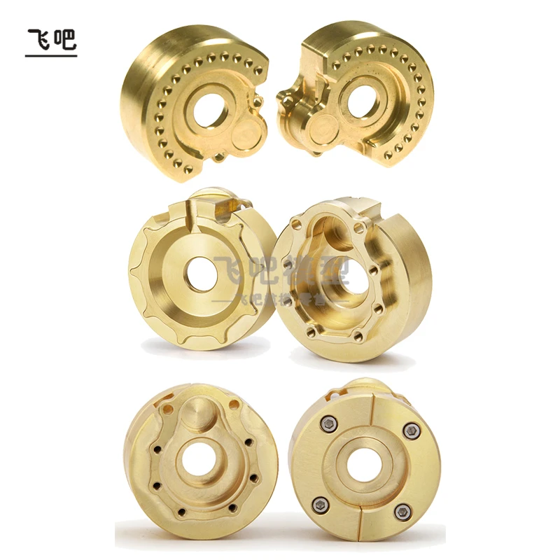 

One Pair of Universal Quantities for The Front and Rear Weight Block of Brass Gearbox Cover for TRAXXAS TRX4 Counterweight Block