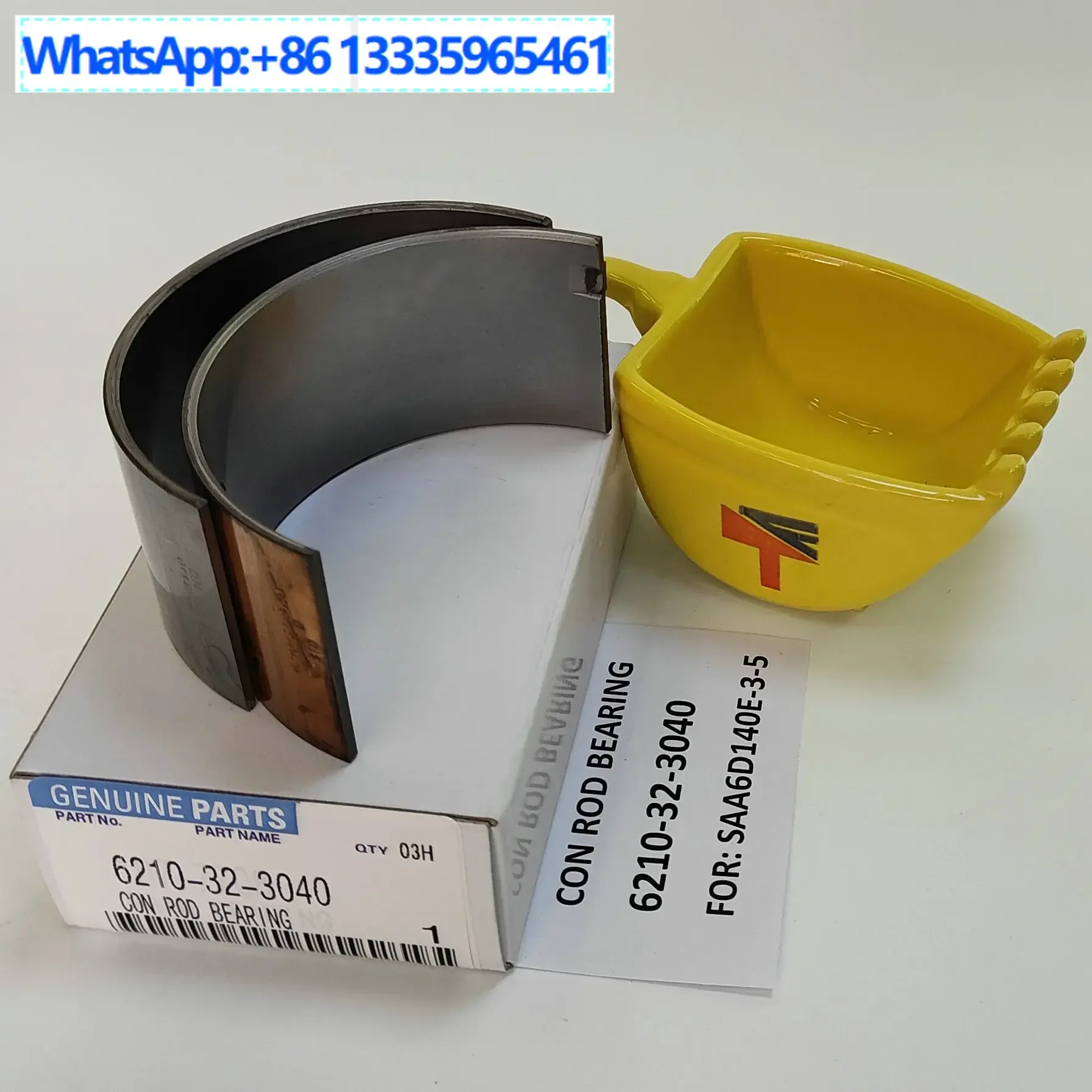 

Шатун 6210-32-3040, 2 шт., подходит для деталей двигателя KOMATSU 6D140E-3-5 EFI