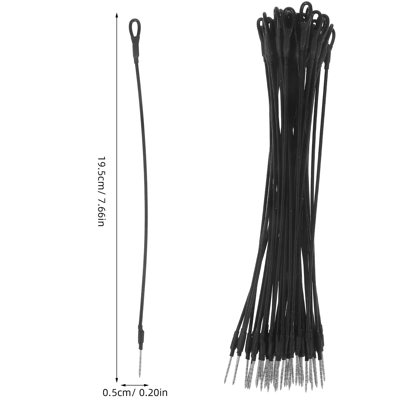 50 قطعة مشابك العلامات للملابس سلسلة واقية شديدة التحمل مثالية لتخزين البضائع بالتجزئة استخدام سلسلة تثبيت العلامة #6