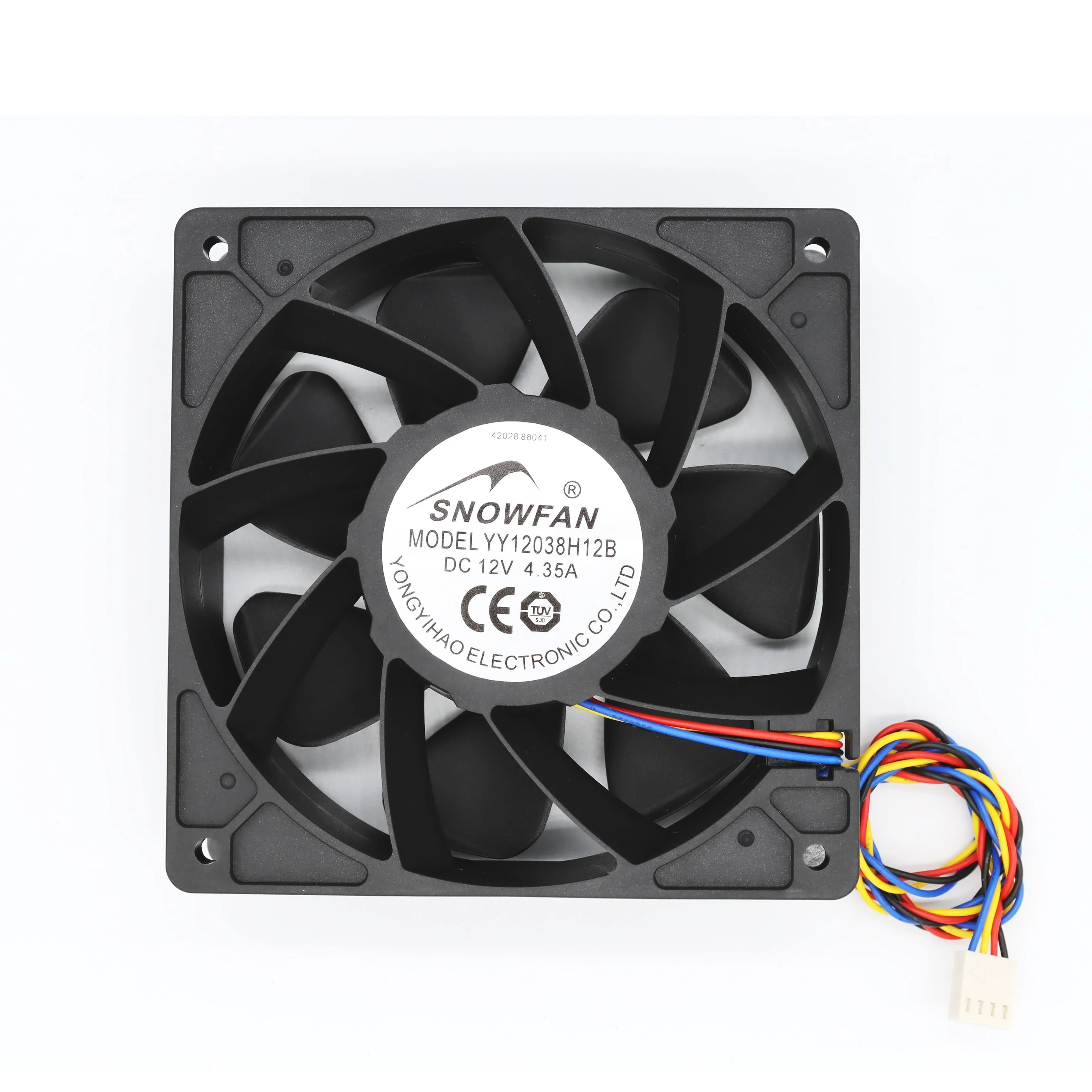 New 120mm 4PIn YY12038H12B DC 12V 4.35A 6000RPM Fan Cooler For Goldshell LT5 LT5pro HS5 HS6 KD6se Miner