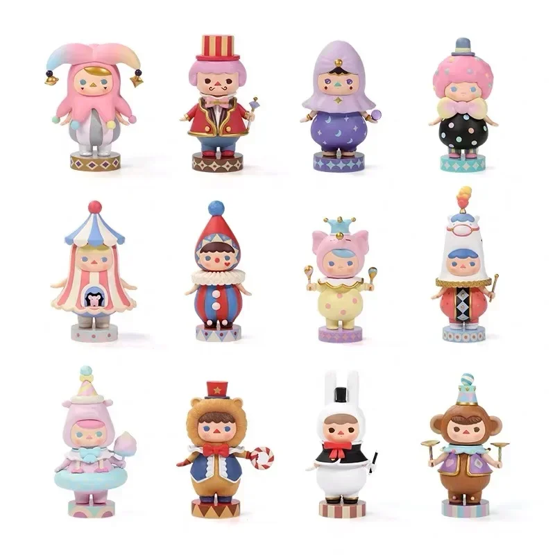 Pop martucky fada circo série cego caixa aleatória brinquedos boneca caixa misteriosa bonito ornamentos de mesa anime figura coletar meninas presente