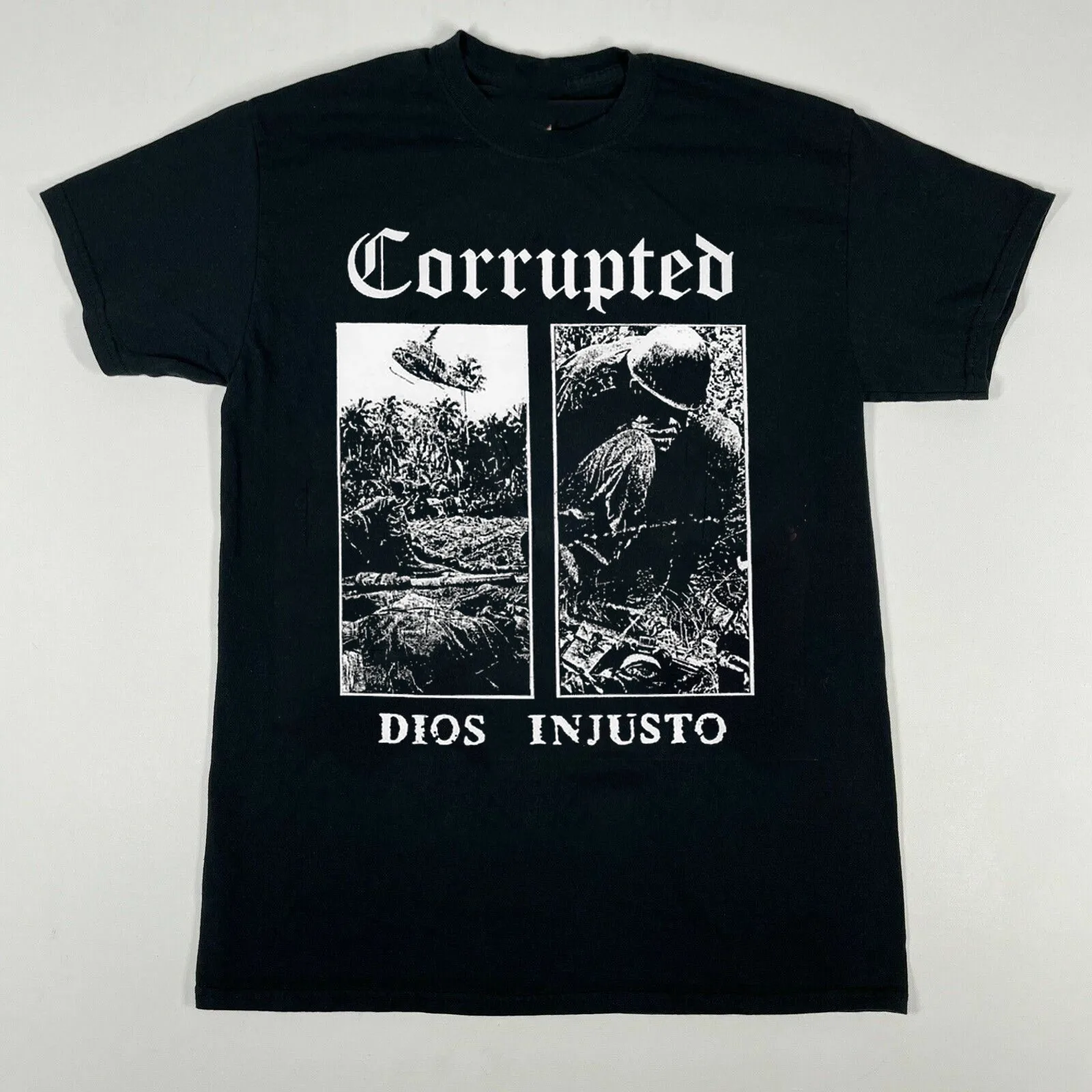 Corrupted Band Cotton Short Sleeve Black All Size Unisex T-Shirt S2927