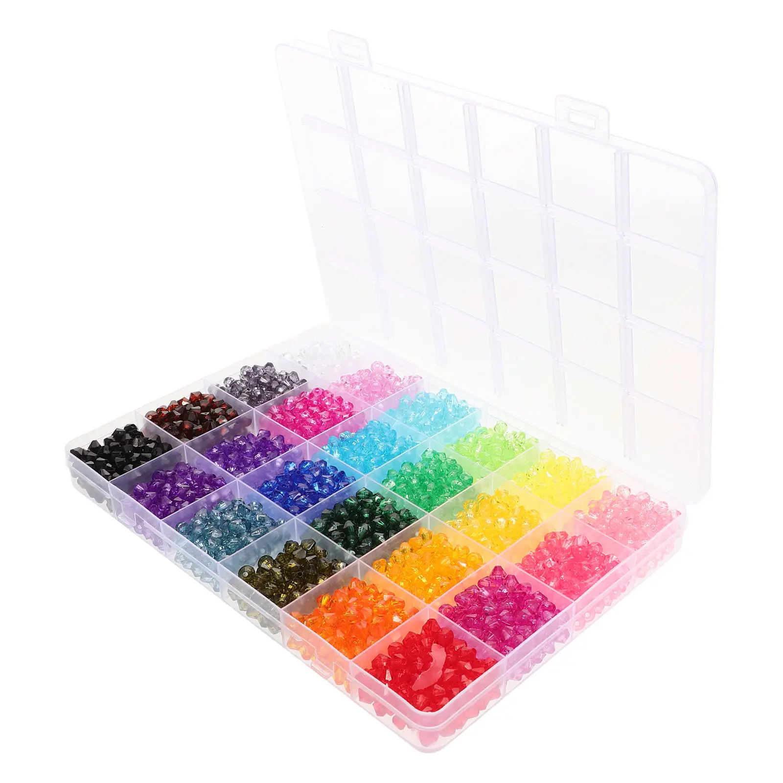 

2160 шт. акриловых бусин из кристаллов, высокопрозрачные, граненые, 6 мм, 24 цвета, для изготовления ювелирных изделий, браслетов, ожерелий, серег, поделок своими руками
