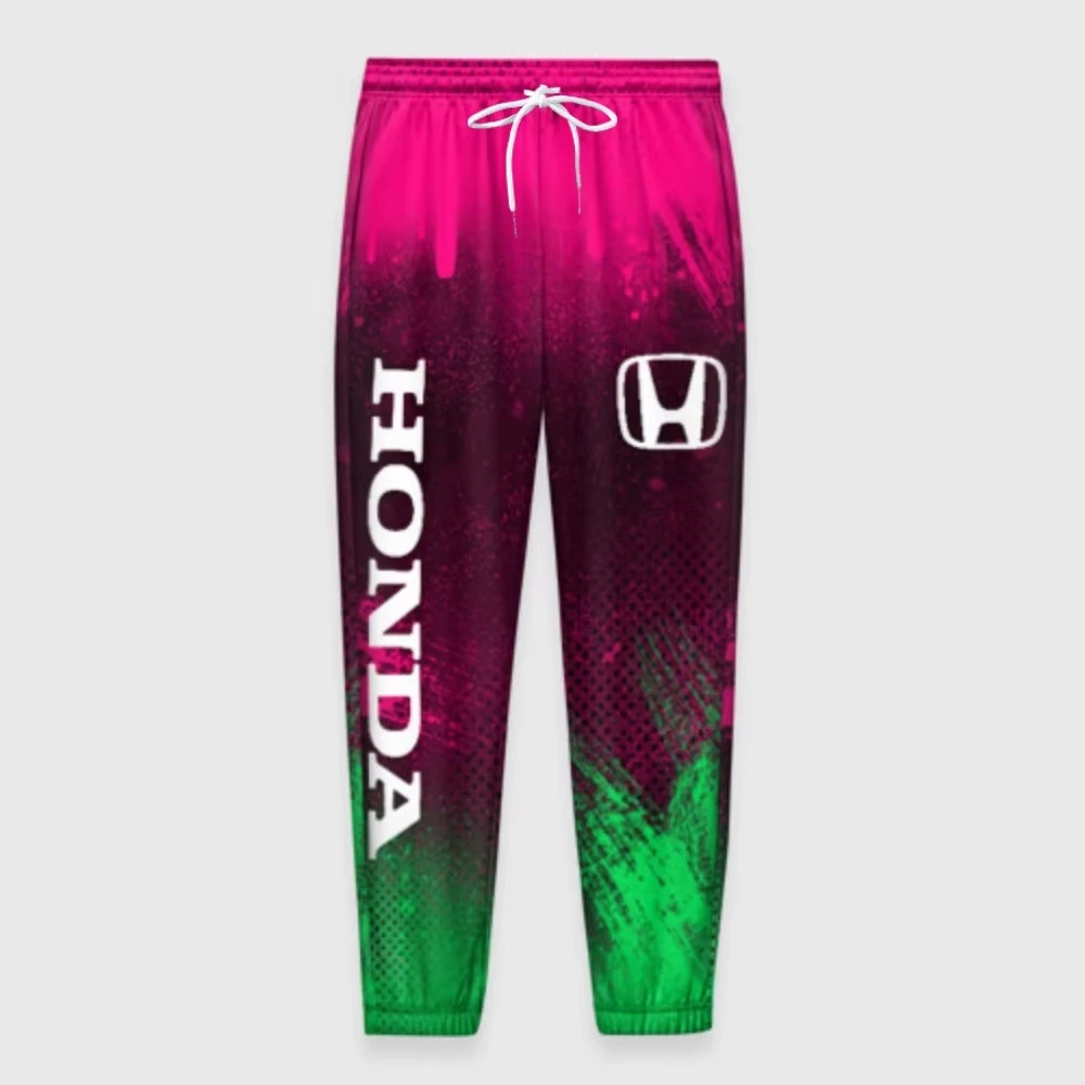 

25-26 Honda's New Men's Casual Pants with Personalized Color Printing Trendy Street Style Breathable Quick Drying Sports Pants