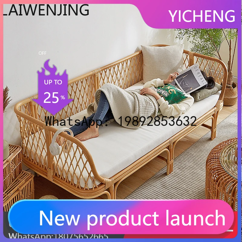 

LYY Rattan Sofa Furniture Double Balcony Chair High-End Elegant