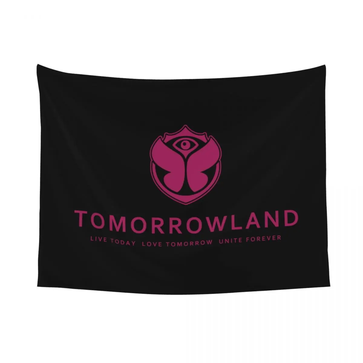 Tomorrowland Tapestry Wall Hanging for Dorm Customized Hippie Belgian Electronic Dance Music Festival Tapestries Home Decor